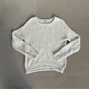 Mudd Light Gray Crew Neck Sweater
